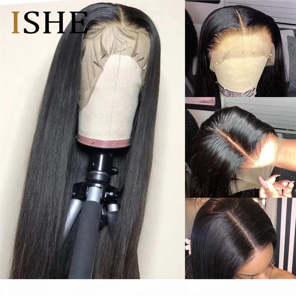 

invisible lace front wigs undetectable lace wig 250 density lace front human hair wigs, Black