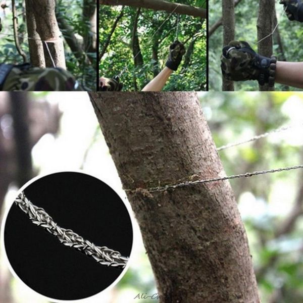 

elastic fretsaw hand-held cut saw steel wire camping surival gear new