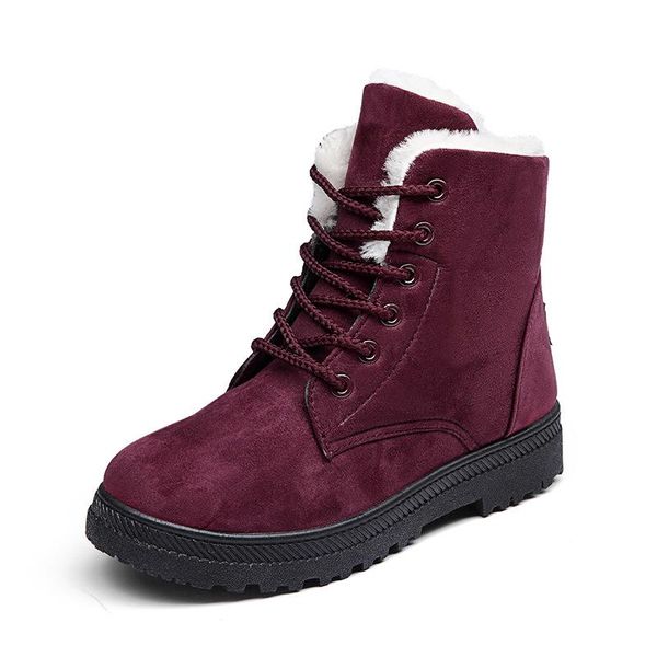 

2020 women's snow boots winter new casual warm women's boots, Black