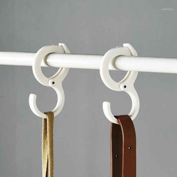 

hooks & rails 2pcs multifunctional plastic s shaped lock catch bag coat ties hat hanger for hanging key clothes bag1
