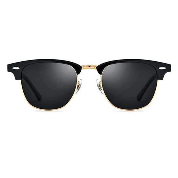 

sunglasses 2021 man polarized 3 colors uv400 driving glasses for size:49-20-145mm, White;black