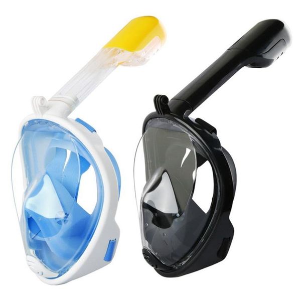 

full face snorkel mask diving panoramic viewing snorkeling mask with action camera mount for adults