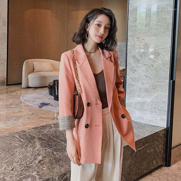 

women blazer spring and autumn suit jacket women new korean-style british-style fashion casual loose suit1, White;black
