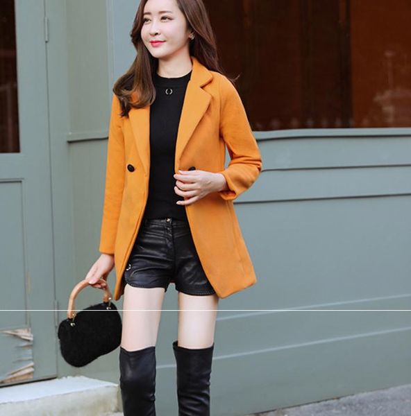 

2021 spring and autumn winter with new style fashion long sleeve women's western-style clothes coat@411, White;black