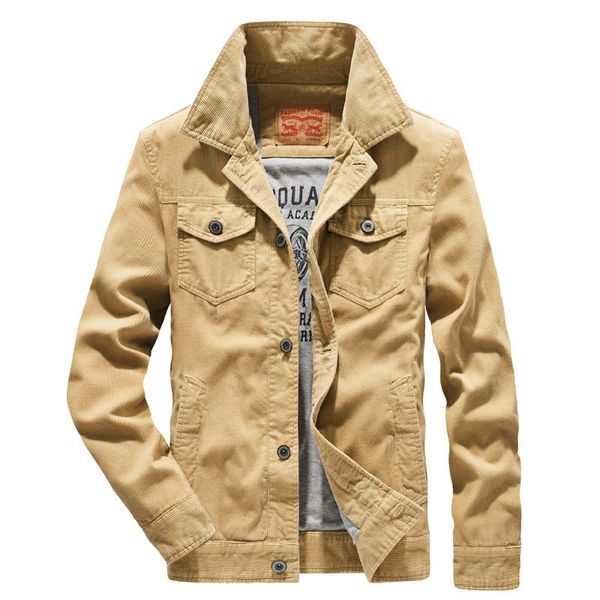 

2021 the new new men's jacket casual fashion workwear aj1v, Black;brown