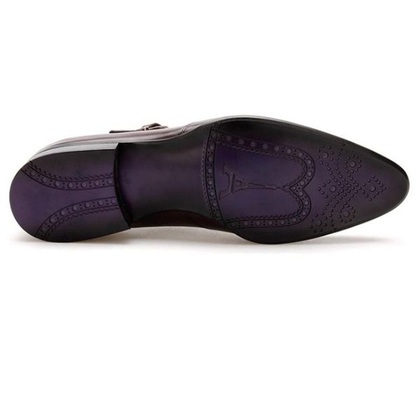 

dress shoes british mens formal business work derby wedding party pointed toe block heels hluxury genuine leather slip on, Black