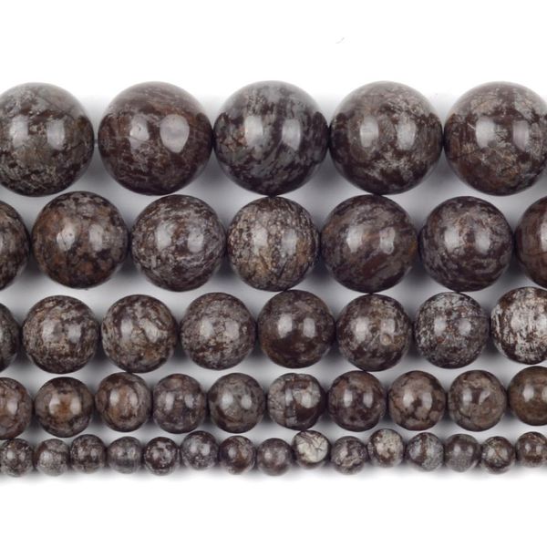 

wholesale natural coffee alabaster stone beads round loose spacer beads for jewelry making 4/6/8/10/12mm diy bracelet handmade
