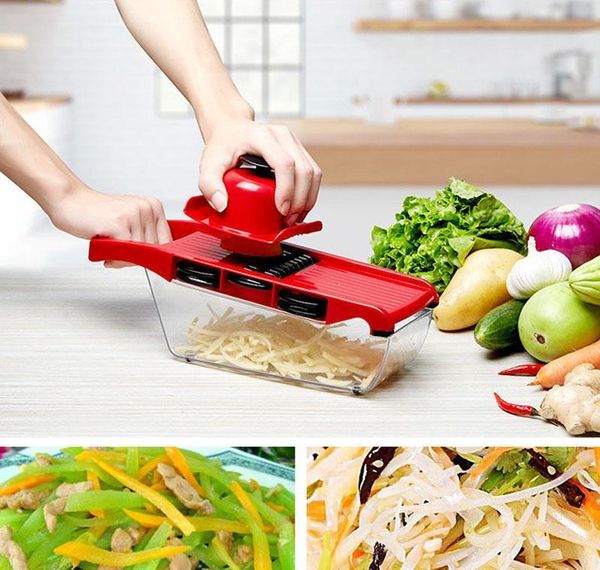 

christmas party mandoline slicer vegetable cutter with stainless steel blade manual potato peeler carrot grat bbysxv yh_pack