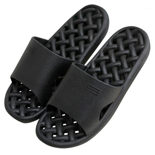 

slippers black blue gray men's slipper fashion gentleman leisure open toe massage bathroom slip-on shoes men sandals comfortable1