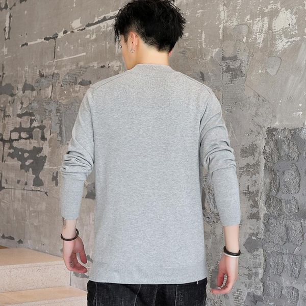 

2020 new winter sweater men's loose couple korean fashion personality clothes men's sweater1, White;black