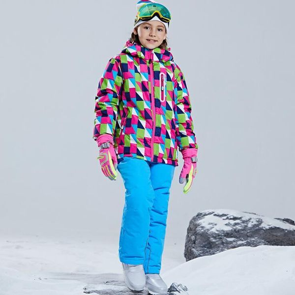 

boys girls ski jacket various colors thermal snowboarding jackets and pants kids snow board jacket winter thicken coat children snow clothes