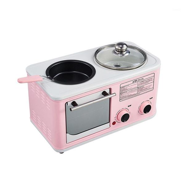 

electric ovens 1200w omelette fry pan multifunctional breakfast machine oven four toaster sandwich pot boiler steamer1
