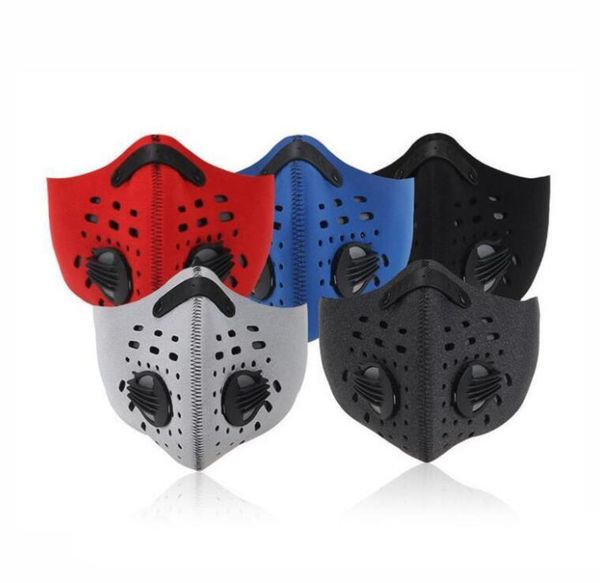 

masks outdoor sports anti-dust mask breathing riding waterproof cycling dustproof mask with for filter fashion face built-in valve dphrr