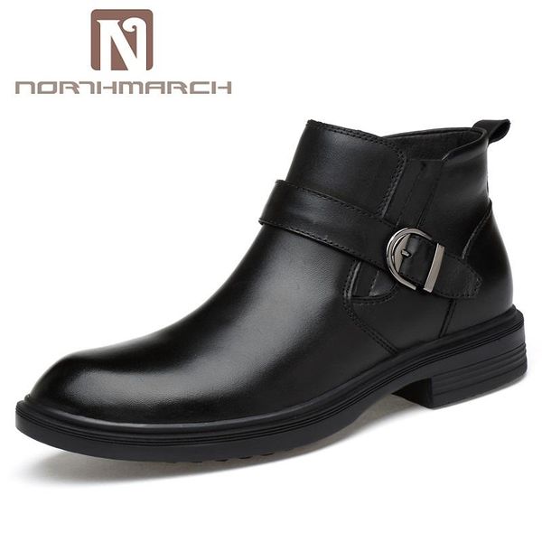 

northmarch mens shoes genuine leather luxury designers mens italian leather shoes business formal zapatos de hombre, Black