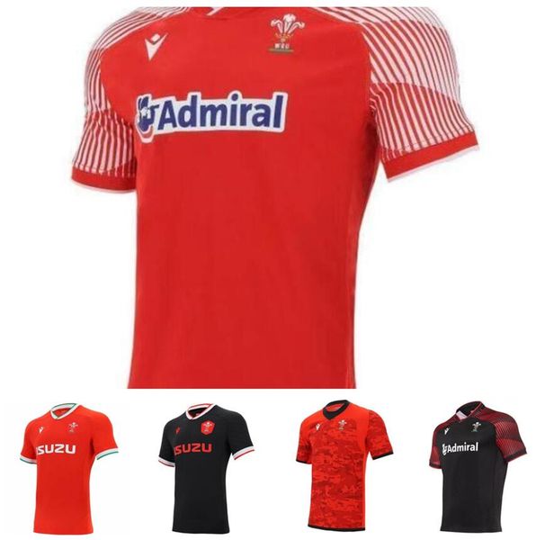 

2021 rugby world cup jersey wales rugby jersey welsh polo t-shirt rugby league jersey shirt red men shirts 2020, Black;yellow