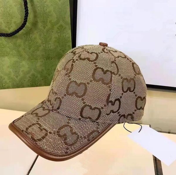 Chapéu masculino de beisebol de lona Designers Bonés Chapéus femininos Boné justo Moda Fedora Letra Listrado Casquette Masculino Gorro Bonnet e caixa