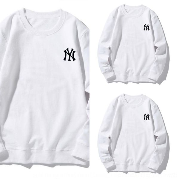 

w8chw ny sweatercoat sweateryankees sweater boys fashion hip ikvqc loose autumn and winter hop round neck couple's coat large new, Black