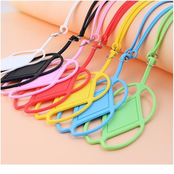 

sile cell phone lanyard holder case cover universal phone neck strap necklace sling for smart mobile phone lan jllkon