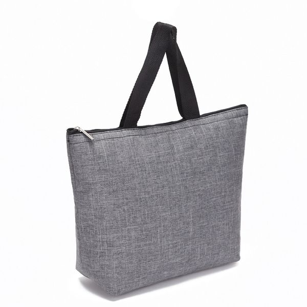 

new men's and women's portable solid color handbag 2 colors black gray business cotton soft plaindm9k