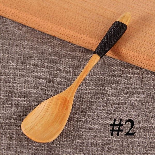 

wooden spoons long handled spoon kids spoon wood rice soup dessert spoon coffer tea mixing tableware h bbyhtv