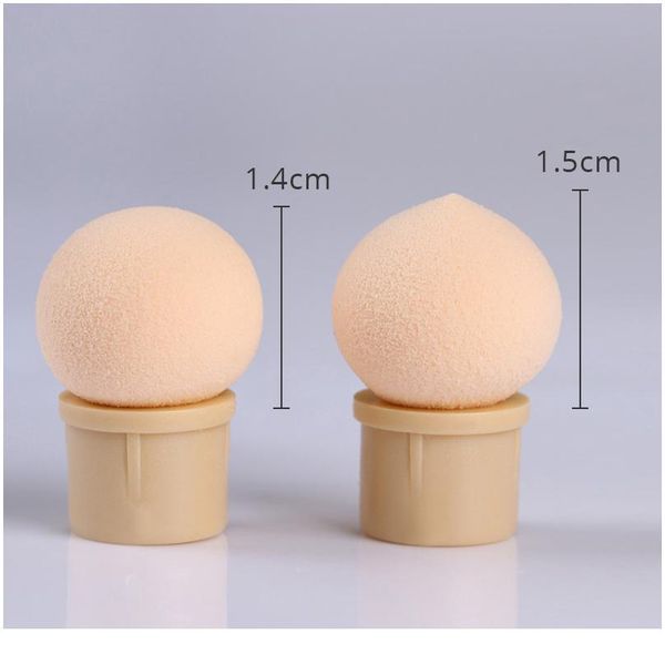 

5pcs/10pcs dual-ended sponge replaceable heads for glitter powder nail brush sponge head of picking dotting gradient qylhnw, Silver