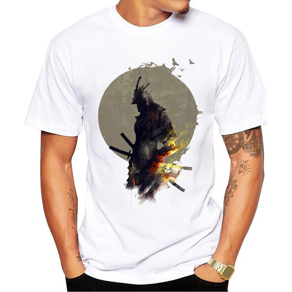 

teehub fashion blazing samurai printed men t shirt vintage summer tshirts short sleeve funny tees casual sport hooded sweatshirt hoodie