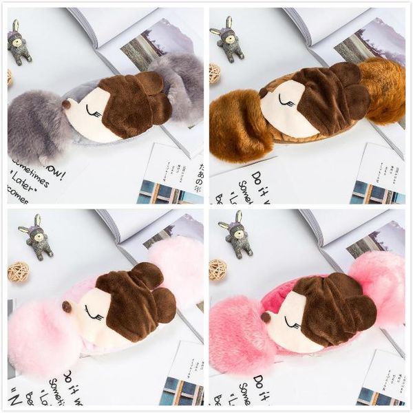 

fox design face mask cover 2 in 1 earmuff windproof protective thick warm mouth masks winter mouth-muffle earflap masks hwc2704