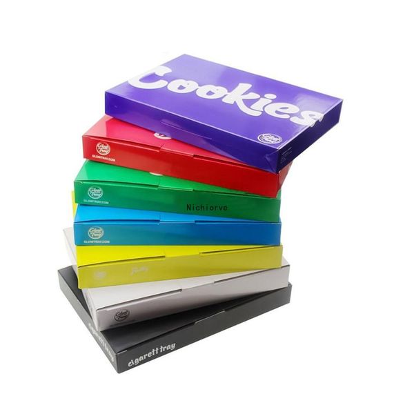 

Hot style LED Light Emitting Cigarette Tray Custom Logo Multi-color Rolling Tray Gift Bag Pack Free Shiping FY2344