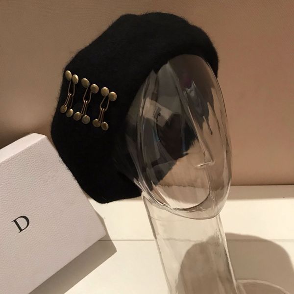 

qmvt 2020 fashion classic hat brands quality autumn winter wool good casual fashion letter hats for men women designer cap bea