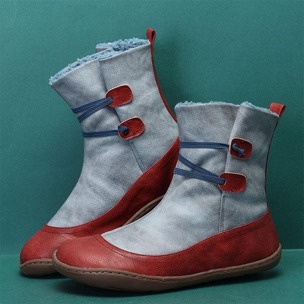 

women ankle boots winter warm plush shoes pu leather casual woman snow boots ladies short comfortable female footwear, Black