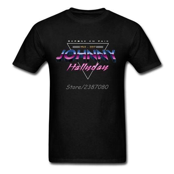 

sport rock star johnny hallyday t shirt cotton crewneck short sleeve tshirt men new style couples big size tee shirts street style tee
