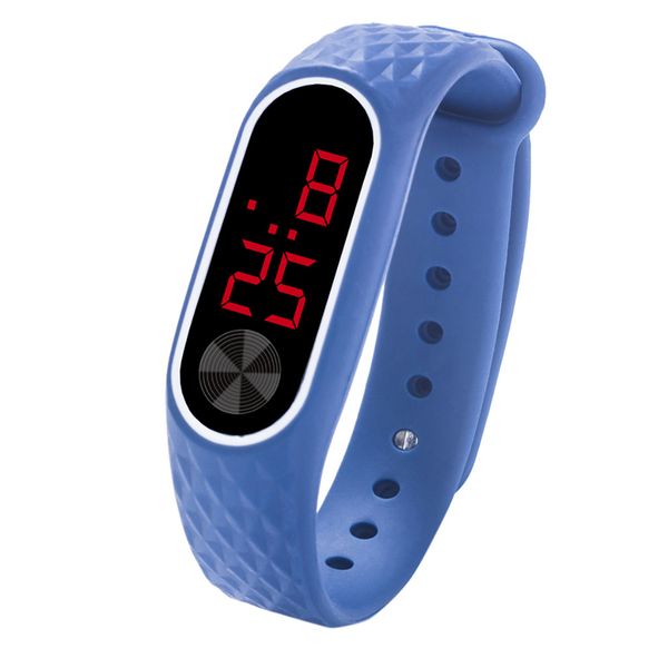 

woman uomo watch men LED Digital Display Bracelet Watch Students Silica Gel Sports Watch montre sport femme 03*