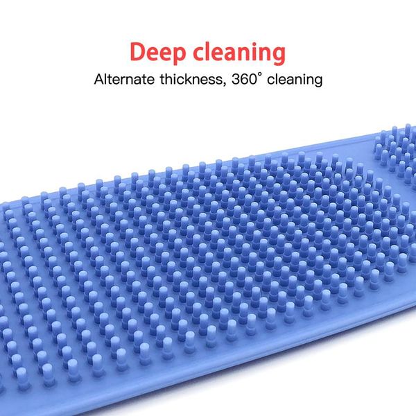 

skin rubbing scrubber silicone back removal bath artifact bathing massager mud body head dead towel bbycsa lipper