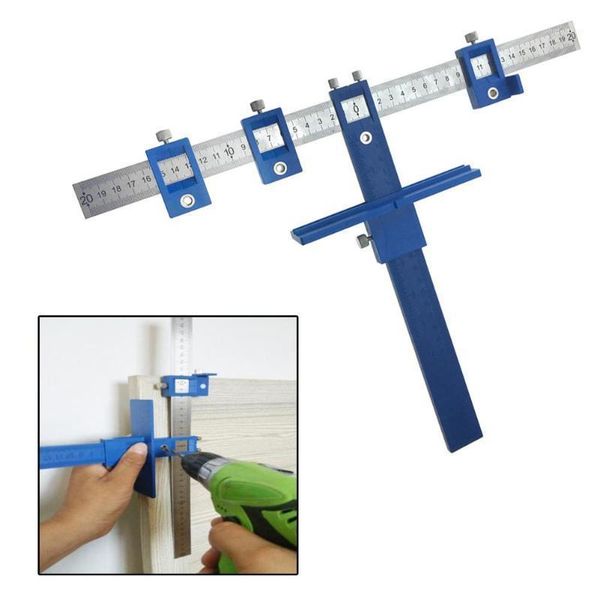 

joylive drilling dowelling hole saw master system drill guide sleeve cabinet hardware jig drawer pull jig wood1