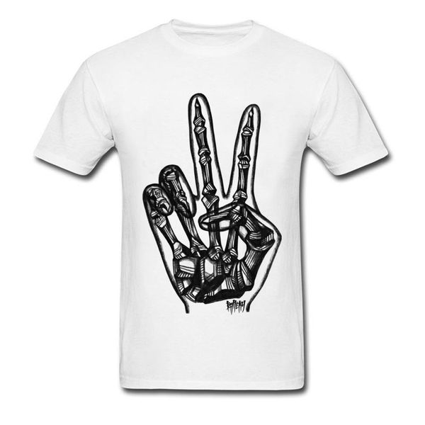 

v sign hand drawing men t shirt classic black white street funky t shirt hippie casual wholesale sport hooded sweatshirt hoodie