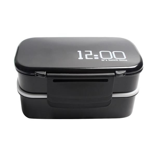 

1410ml double layer kids lunch box plastic creative lunch time boxes bento microwave food container with fork and spoon bbyerr packing2010