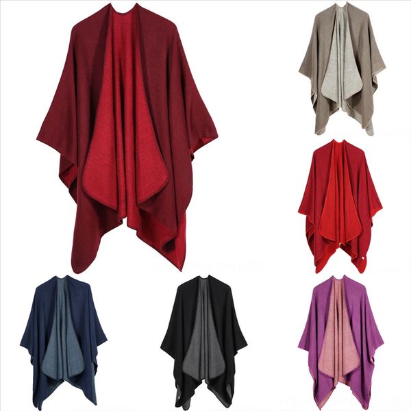 

xxdg winter scarf women solid color shawls fashion with thick warm cashmere like wraps lady and tassels pashmina echarpe shl, Black