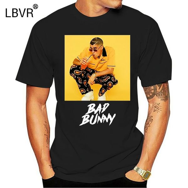 

freeship bad банни t-shirt черный хлопок мужской футболки кролика рубашка s-3xl limited летняя майка спортивная с капюшоном толстовка толсто