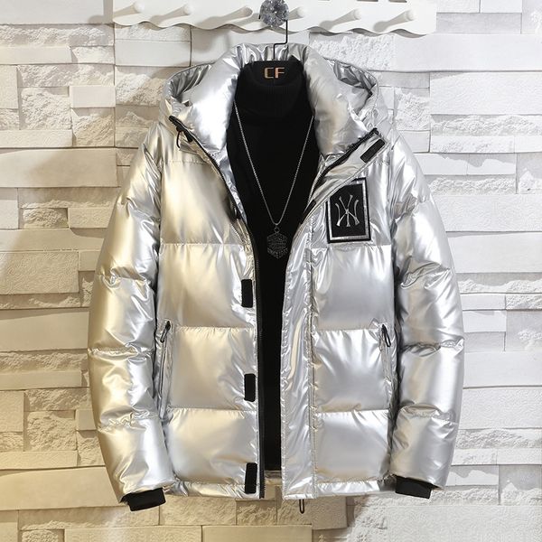 

gslb logo 2019 new fashion down jackets sale down design men have jacket coats winter overcoat outdoor men039;s clothes jaqueta, Black