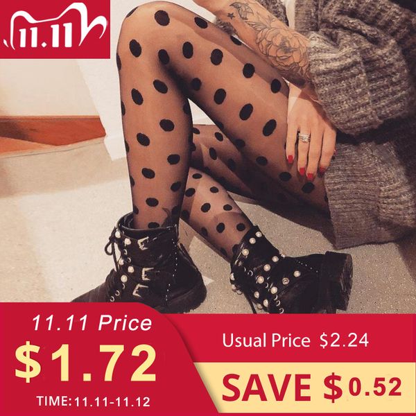 

female stockings big dot tights women' pantyhose medias de mujer thigh high rajs damskie collant femme lingerie, Red;black