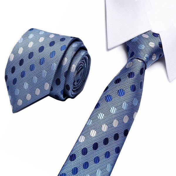 

joy alice polyester silk striped & paisley neck tie 7cm skinny neckties wedding business ties for men gravatas corbatas gift1, Blue;purple