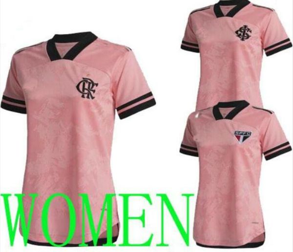 

2020 2021 flamengo women camisetas brasil octubre rosa sao paulo sao sc internacional special soccer jerseys 20 21 jersey shirts, Black