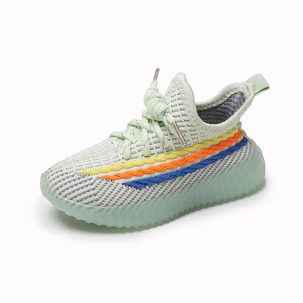 

new cotton striped color air mesh infant toddler sport shoes sneakers non slip rubber sole children kids shoes boys girls shoes qylepi, Black