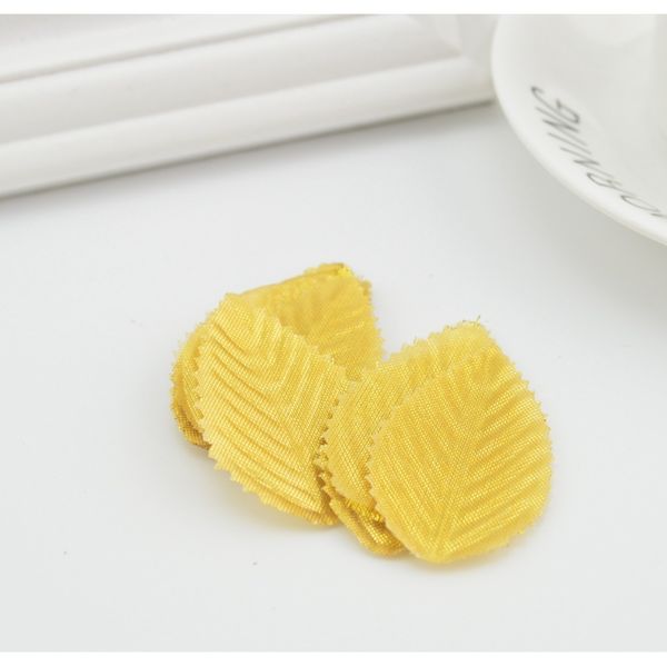 

100pcs green rose leaf shaped christmas leaves diy gift box silk foliage craft for wedding decoration garland artificial flower f bbyeaz