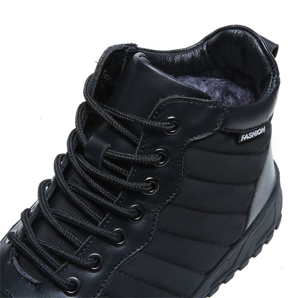 

2020 mens winter sneakers waterproof men running shoes comfortable man snow boots non-slip winter jogging athletic thick velvet