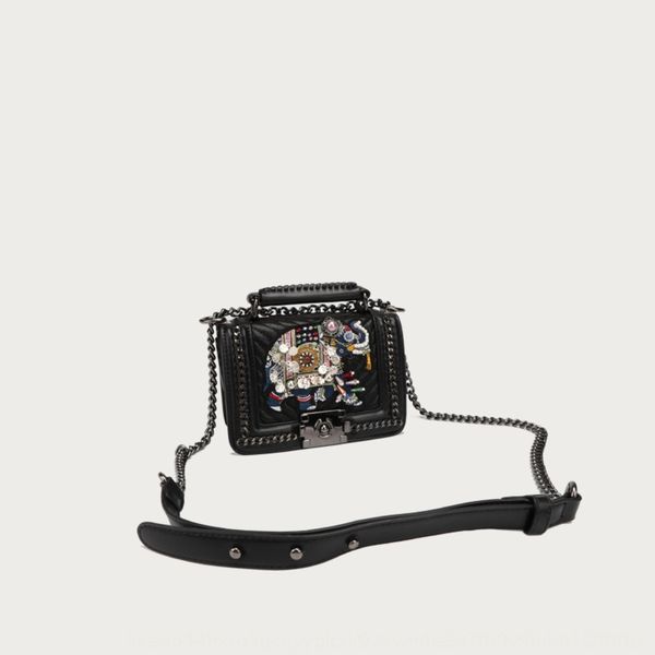 

алмазного вышитого плечо новой слона вышивка цепь этнического стиля плечо сумка портативных мешок женщины feixb