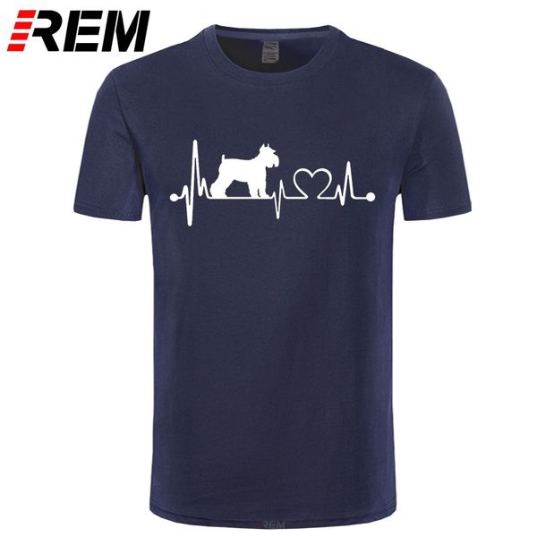 

rem size men and printing animal lover i love my dog schnauzer heartbeat t-shirt o-neck short sleeves t-shirt sport hooded sweatshirt hoodie