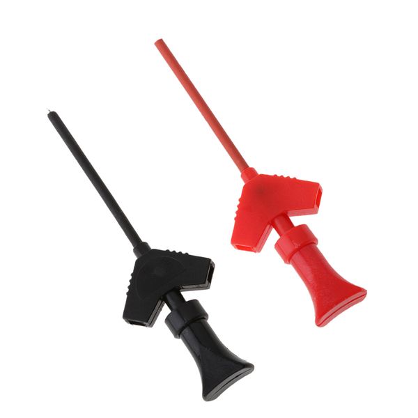 

2 pieces mini grabber smd ic test hook clip jumper probe logic analyzer testing accessories