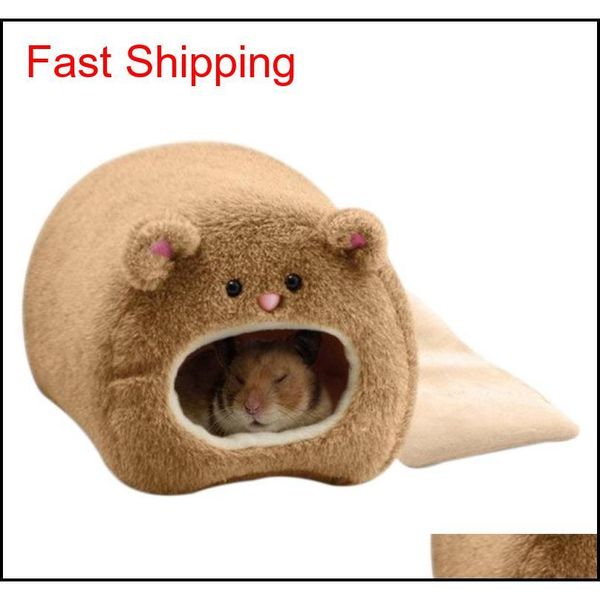 

cute small animal cages pet rabbit hamster house bed rat qquirrel guinea winter warm hanging qylndv toys2010