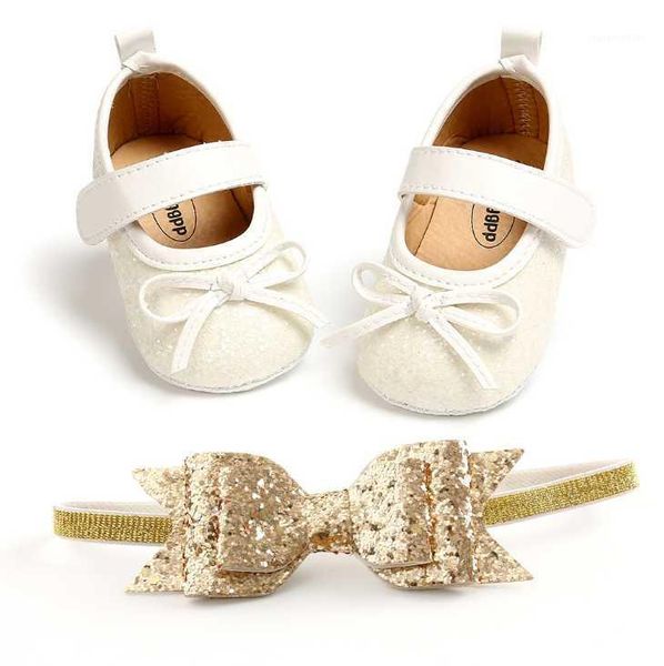 

bowknot sequins baby girls shoes infant newborn princess christening first walkers + hairband baby girl baptism birthday shoes1